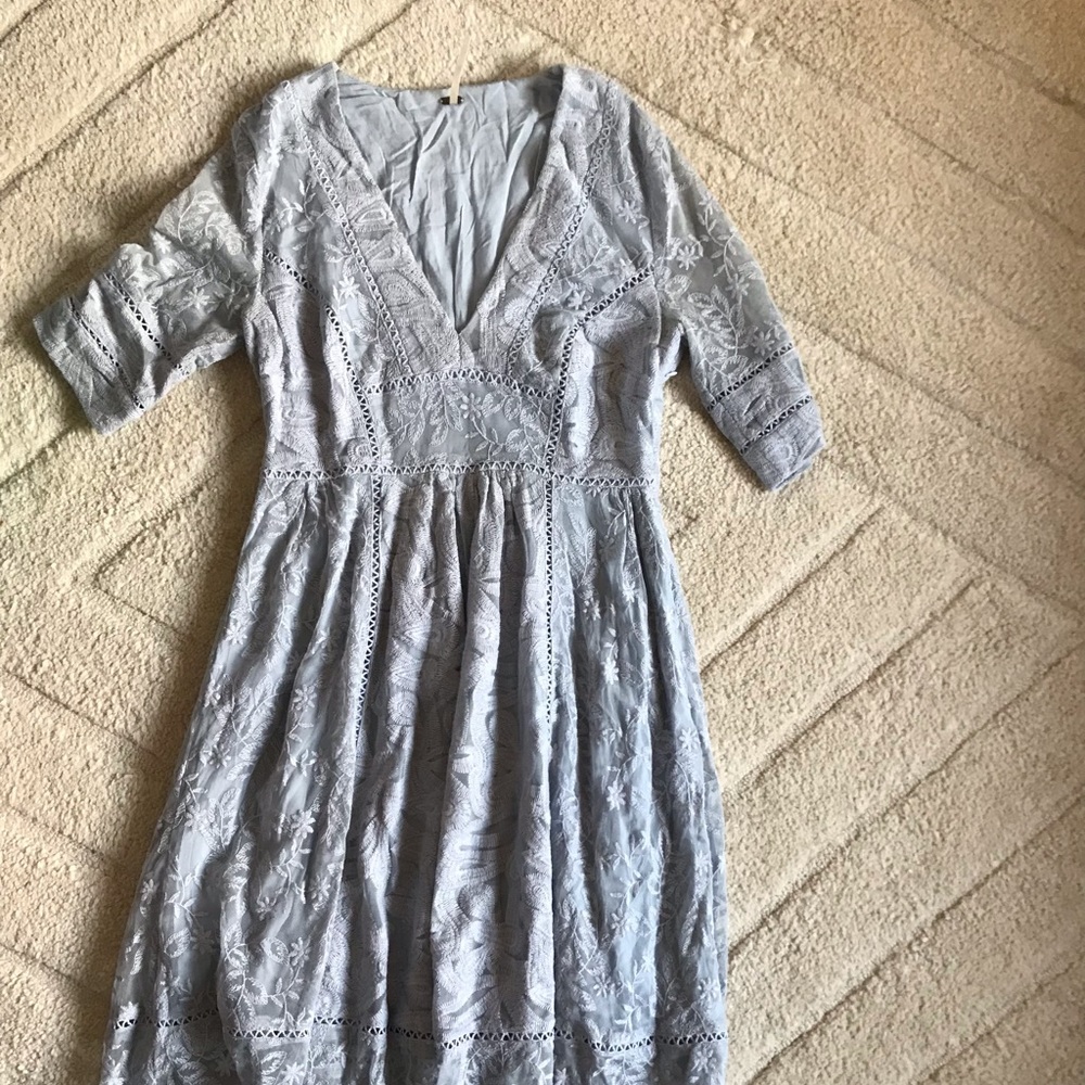 Francesca’s Blue Lace Dress